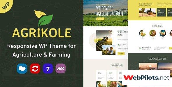 agrikole v1 1 responsive wordpress theme for agriculture farming 5f785de9eb6b9
