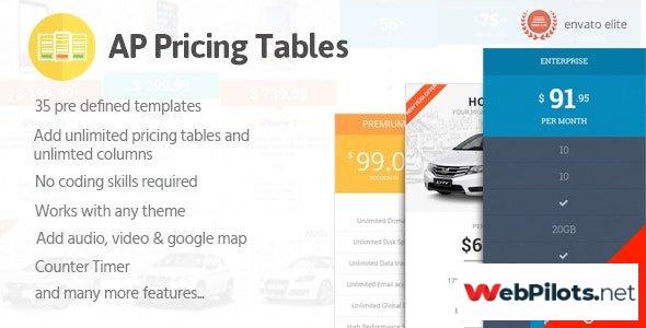 ap pricing tables v1 0 3 responsive pricing table builder plugin for wordpress 5f784aaa54fa8