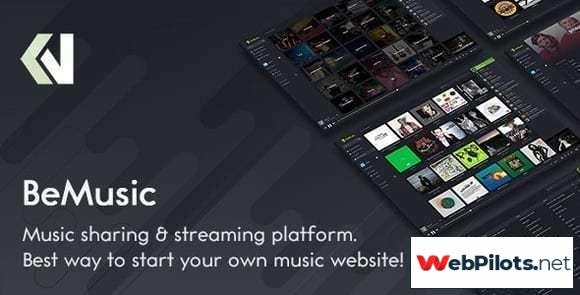 bemusic music streaming engine nulled v php script fcbc