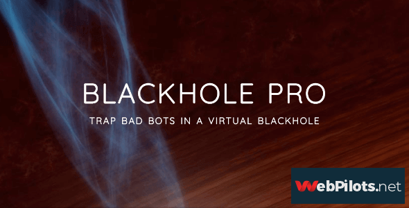 blackhole pro v2 4 trap bad bots in a virtual blackhole nulled 5f786b4e069a9