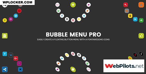 bubble menu pro v2 0 creating awesome circle menu with icons 5f78600b5aea5