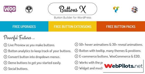 buttons x v1 9 72 powerful button builder for wordpress 5f7862570dc0e