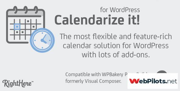 calendarize it for wordpress v4 9 8 97384 nulled 5f78537a1415e
