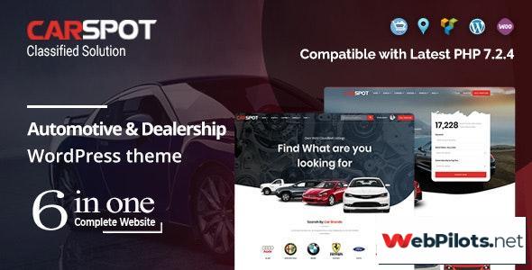 carspot v2 2 4 automotive car dealer wordpress classified theme nulled 5f786cf4a92a6