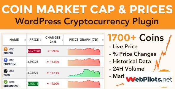 coin market cap prices v3 8 wordpress cryptocurrency plugin nulled 5f785b3d8de49