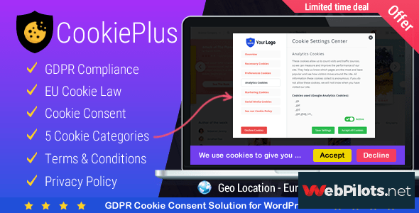 cookie plus v1 4 3 gdpr cookie consent solution 5f786af76e7bf