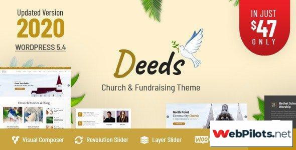 deeds v8 0 best responsive nonprofit church wordpress theme 5f78633132253