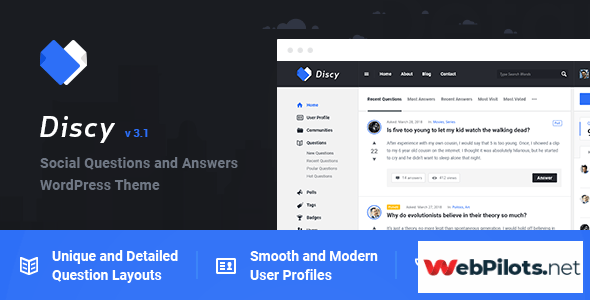 discy v4 1 social questions and answers wordpress theme nulled 5f785cddb8a04