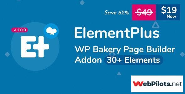 element plus v1 1 0 wpbakery page builder addon formerly visual composer 5f7872c8b54bc