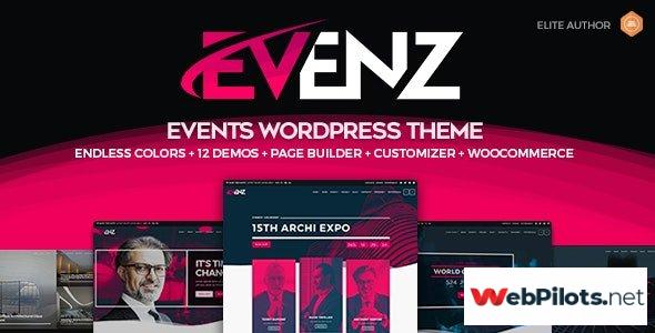 evenz v1 2 4 conference and event wordpress theme 5f78472819c78