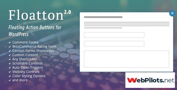 floatton v2 0 wordpress floating action button with pop up contents for forms or any custom contents 5f7857b6e35d4