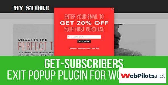 get subscribers v1 7 7 exit popup for wordpress nulled 5f7861b0cce42