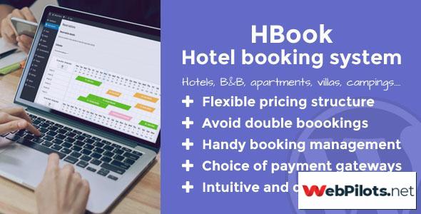 hbook v1 9 3 hotel booking system wordpress plugin nulled 5f786f22378e6