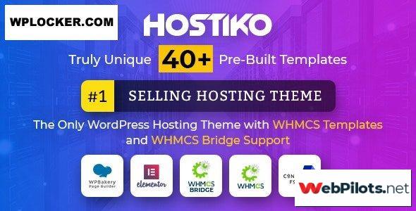 hostiko v40 0 wordpress whmcs hosting theme nulled 5f7861651c81f