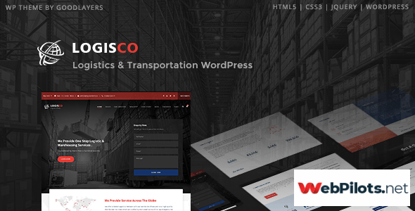 logisco v1 0 4 logistics transportation wordpress 5f785f7e9cf3d