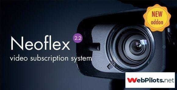 neoflex movie subscription portal cms v php nulled script fd