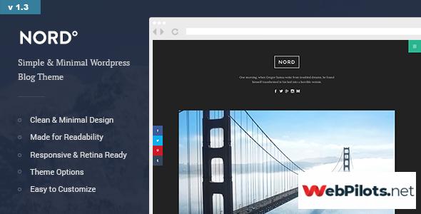 nord v1 4 simple minimal and clean wordpress 5f78566faccae