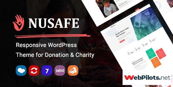 nusafe v1 0 responsive wordpress theme for donation charity 5f785dff23b91