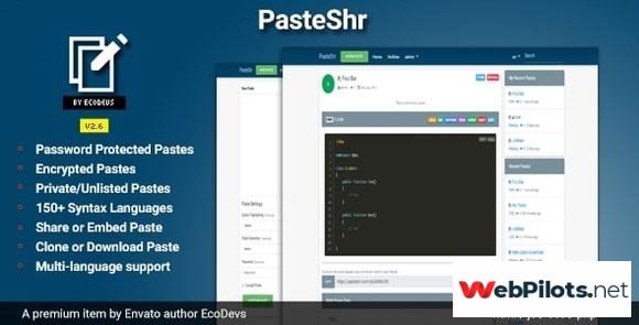 pasteshr v nulled text hosting sharing script fbbeb