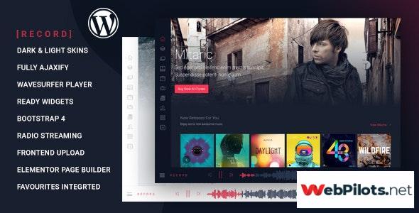 rekord v1 3 6 ajaxify music events podcasts multipurpose wordpress theme 5f786b21d3af6