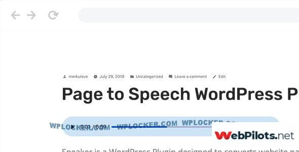 speaker v3 0 5 page to speech plugin for wordpress 5f784c95b6e75