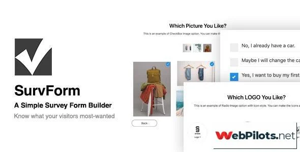 survform v1 0 1 survey form builder plugin for wordpress 5f7876269bd14