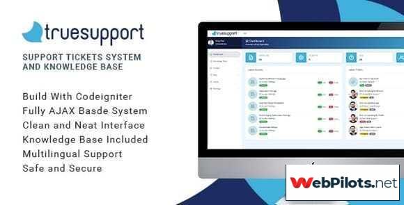 truesupport v support tickets system knowledge base fadf