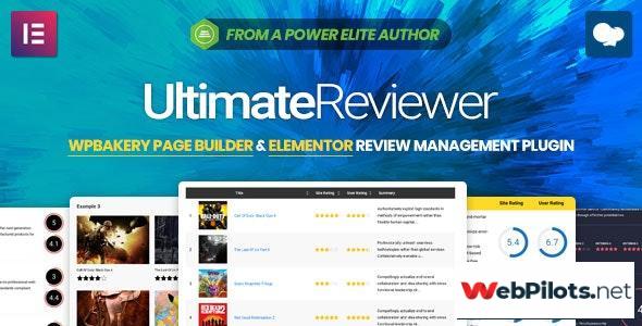 ultimate reviewer v2 4 1 elementor wpbakery page builder addon 5f786fce7fca2