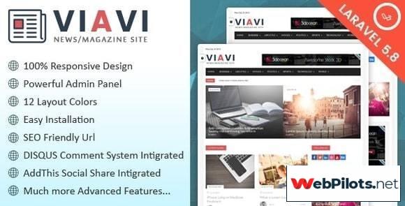 viavi v news magazine blog script free download ffcd