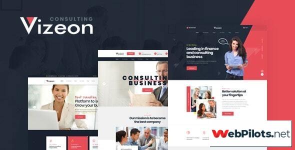 vizeon v1 0 1 business consulting wordpress themes 5f7866dd72a63