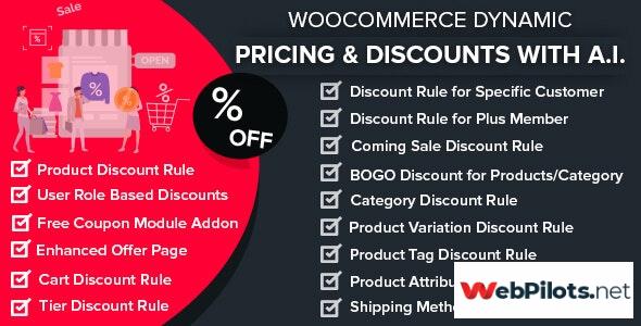 woocommerce dynamic pricing discounts with ai v1 5 0 nulled 5f7854b677f80