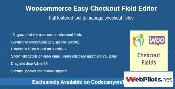 woocommerce easy checkout field editor v2 0 5 5f784afb8af43