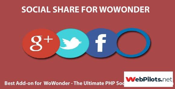 Social Share For Wowonder