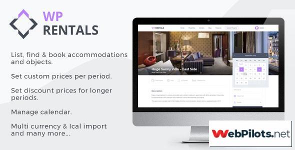 wp rentals v2 8 4 booking accommodation wordpress theme nulled 5f7873d45f79c