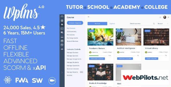 wplms v4 0 8 5 learning management system for wordpress nulled 5f78489e49b13