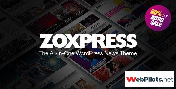 zoxpress v1 04 0 all in one wordpress news theme 5f786e2b77cec