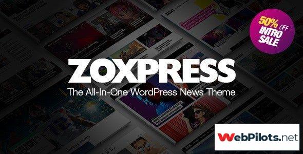 zoxpress v1 06 0 all in one wordpress news theme 5f786386cee27