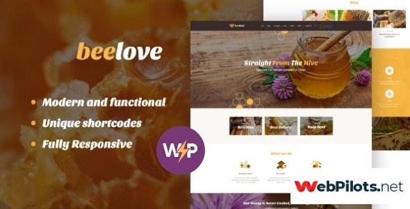 Beelove Honey Production and Sweets Online Store WordPress Theme