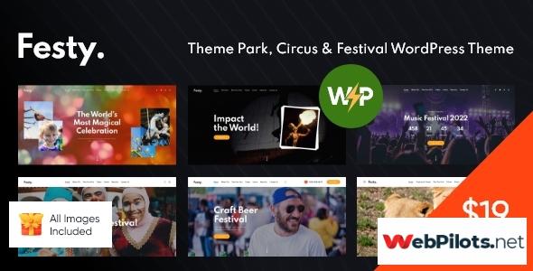 Festy v1.0 Theme Park Circus Festival WordPress Theme