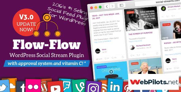 Flow Flow v4.9.0 WordPress Social Stream Plugin