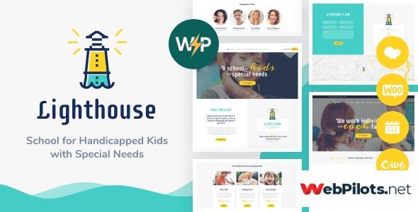 Lighthouse School for Handicapped Kids with Special Needs WordPress Theme