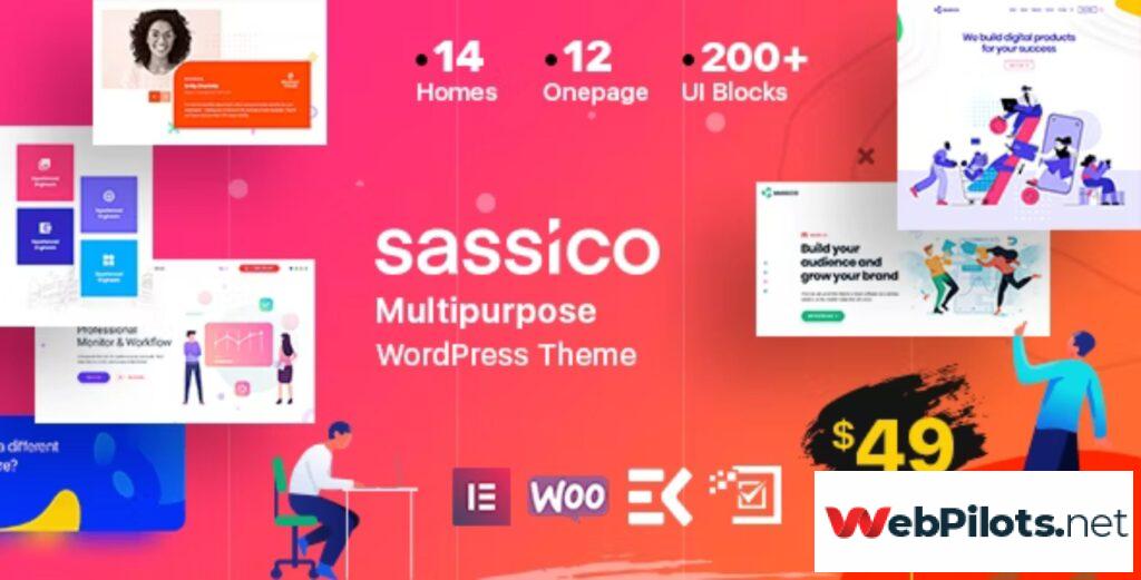 Sassico Multipurpose Saas Startup Agency WordPress Theme