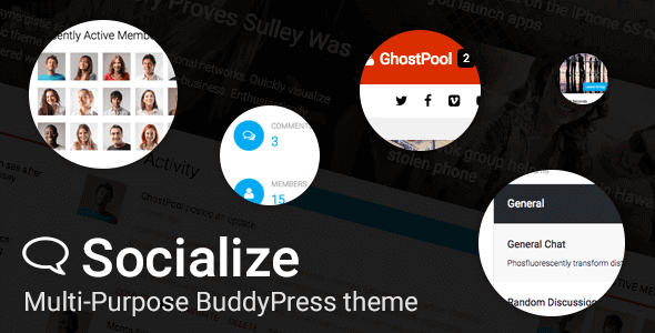 Socialize v2.43 Multi Purpose BuddyPress Theme