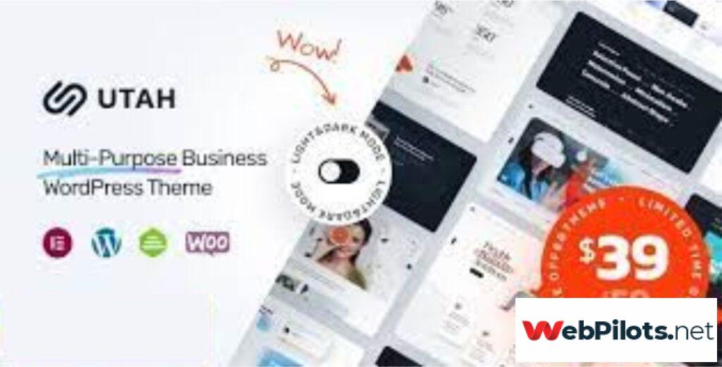 Utah Multi Purpose Business WordPress Theme