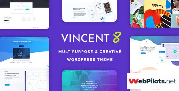 Vincent Eight v1.15 Responsive Multipurpose WordPress Theme