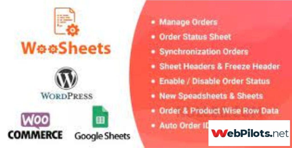 WooSheets Manage WooCommerce Orders with Google Spreadsheet