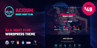 Acidum Night Club DJ and Dance Disco Music