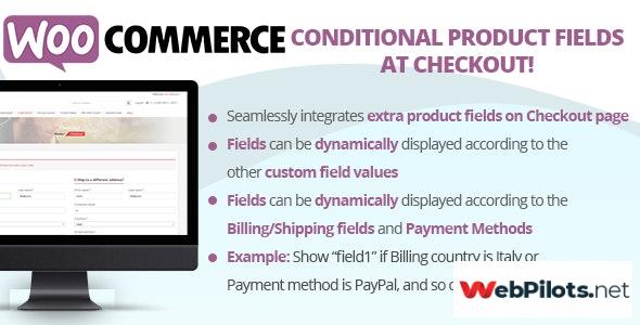 Conditional Product Fields at Checkout
