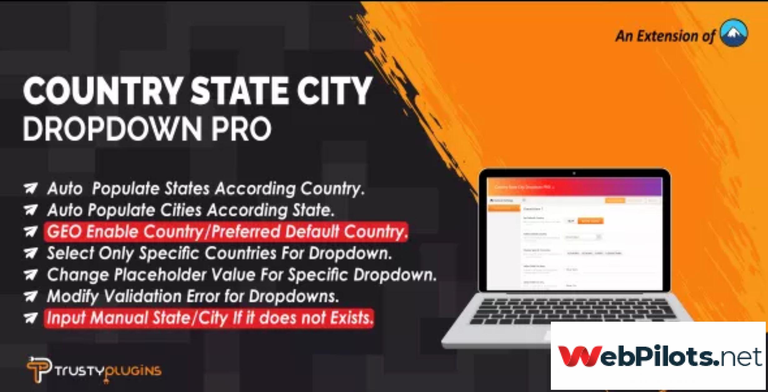 Country State City Dropdown PRO