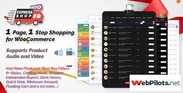 Express Shop for WooCommerce with Audio Video